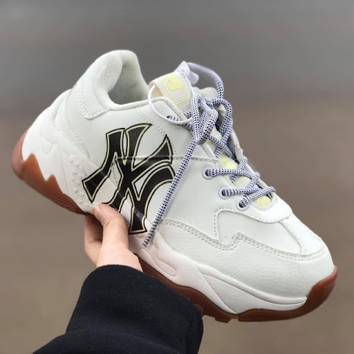 Giày Sneaker ML.B Boston Chữ W đế Màu Nâu ( Giày Thể thao Nam nữ M.L.B)