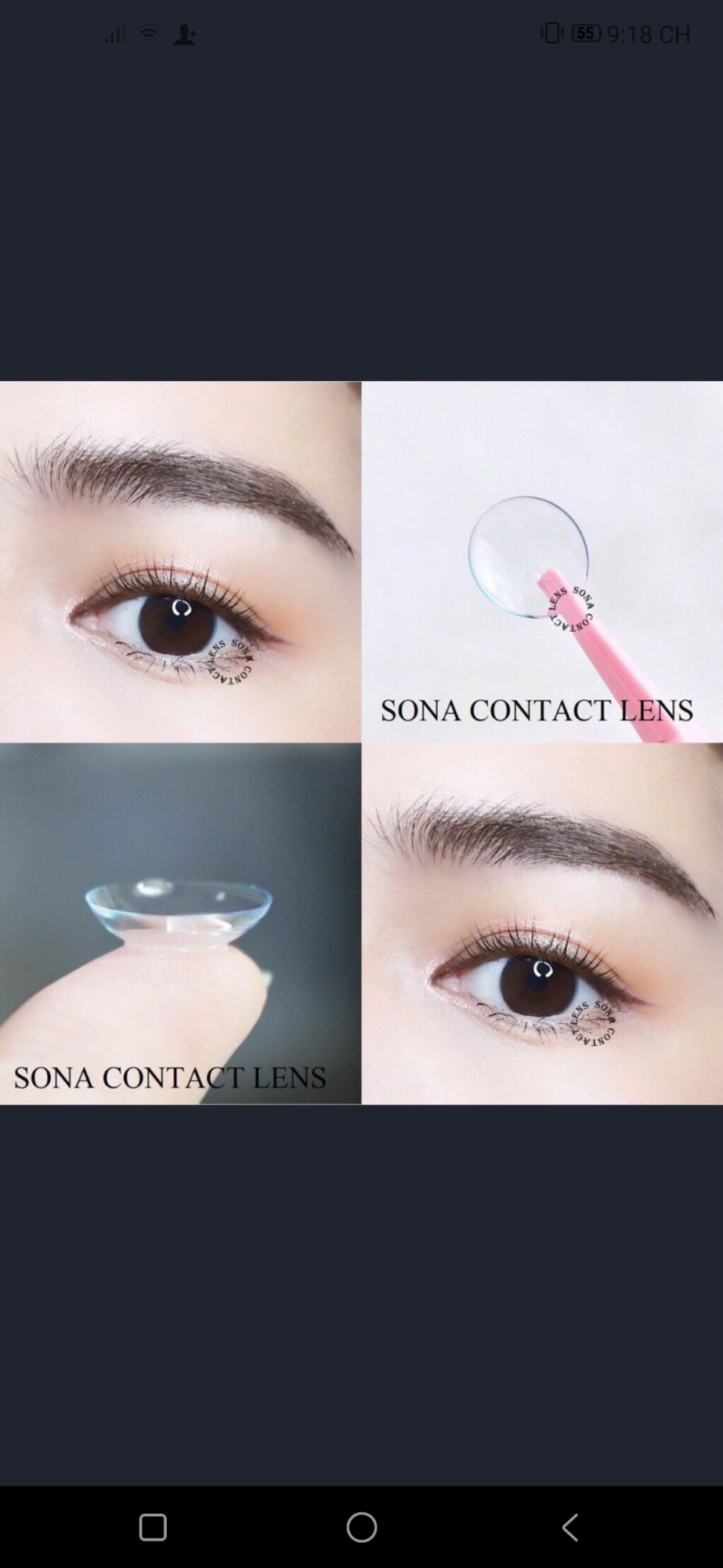 [HOT HIT] Lens cận trong suốt Hàn Quốc