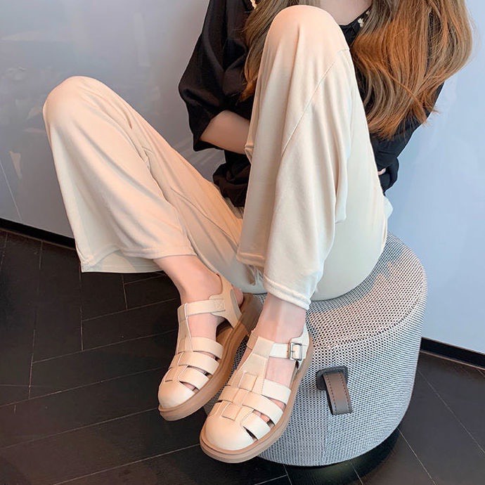 Giày sandal rọ đan dây form chuẩn 3 màu -lamlam868