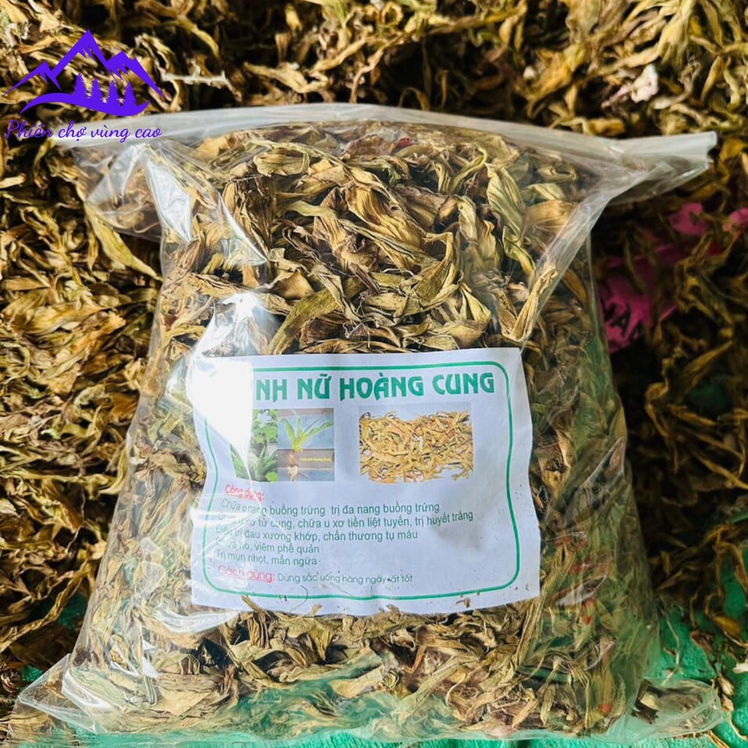 Lá trinh nữ hoàng cung khô loại 1 sạch, mới, thơm từ trinh nữ hoàng cung tươi dùng kết hợp cao xạ đen