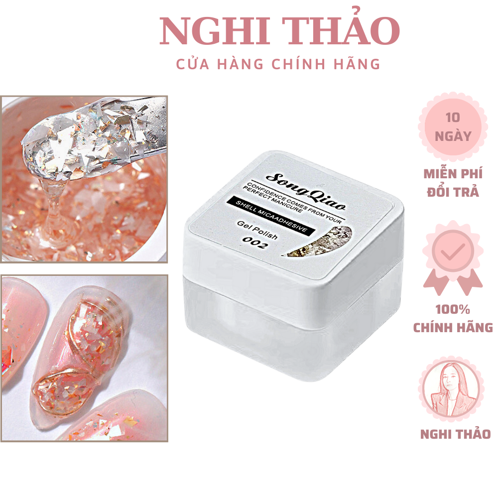 Gel nhũ ẩn xà cừ trang trí móng 8g