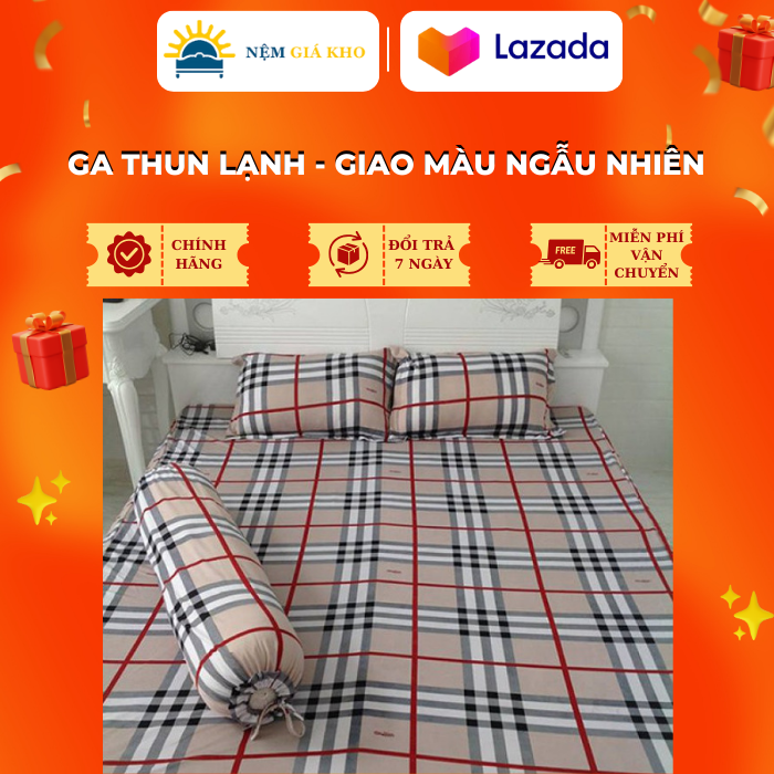 Drap thun lạnh Hàn Quốc đủ size nhiều màu - giao màu ngẫu nhiên