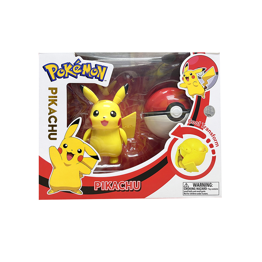 Đồ Chơi Trẻ Em Bóng Pokemon Biến Hình Pikachu POKEMON TOYS ZC8901E