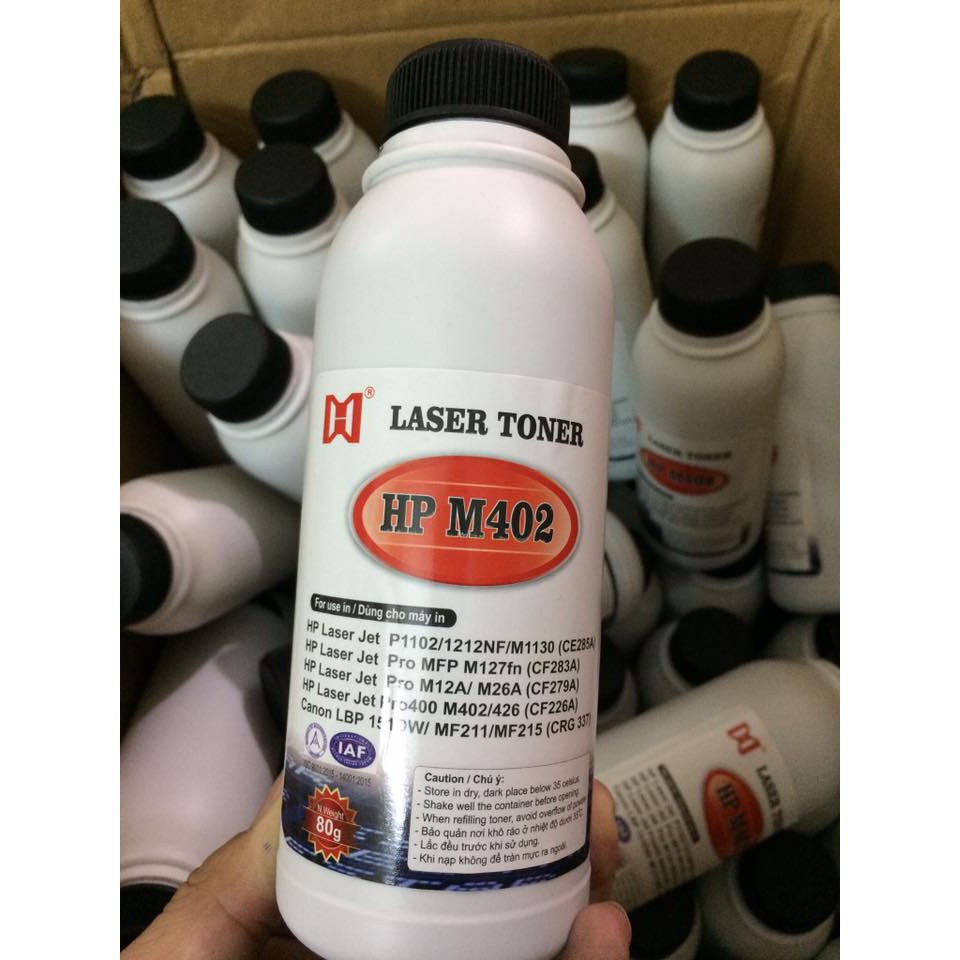 Mực đổ canon hp m402 6000,6030,3050, hp 1102, mực in 35a,26a
