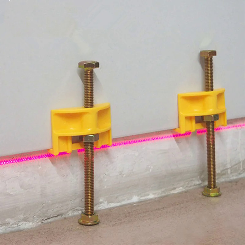 10pcs tường gạch chiều cao điều chỉnh định vị gốm leveler san lấp mặt bằng hệ thống sapcer định vị chủ đề tốt tăng công cụ Bolt vít tự làm