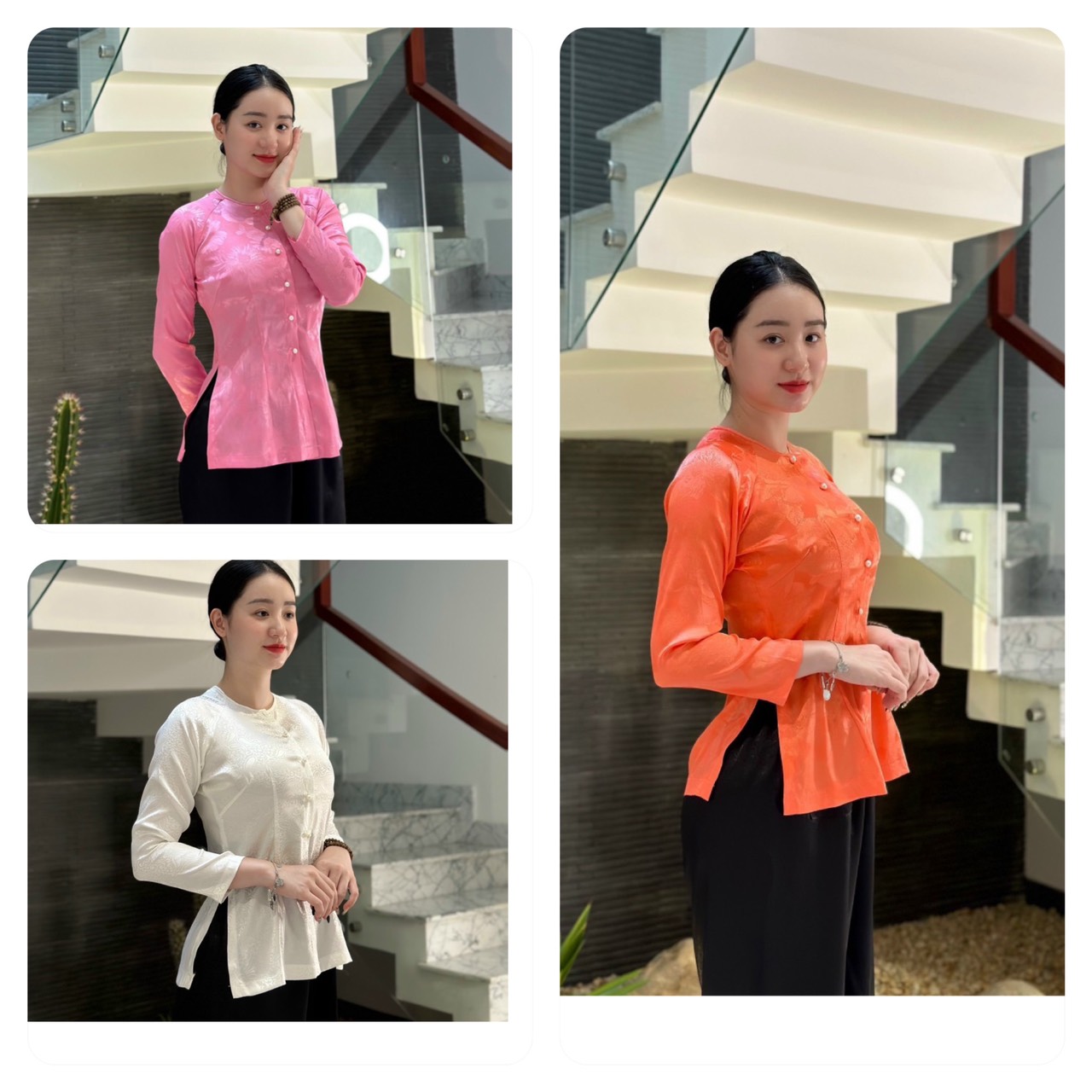 Đồ la # bà ba đi chùa , đồ nữ vải gấm thượng hải