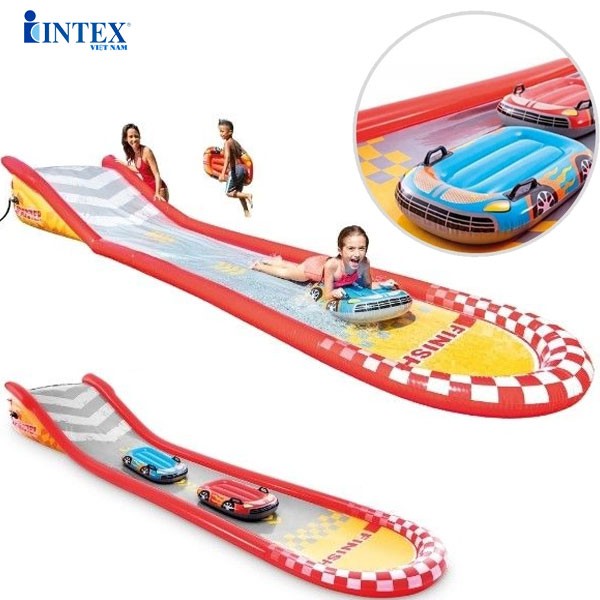 Đường trượt nước bằng phao cho bé INTEX 57167, đường trượt nước, phao bơi cho bé