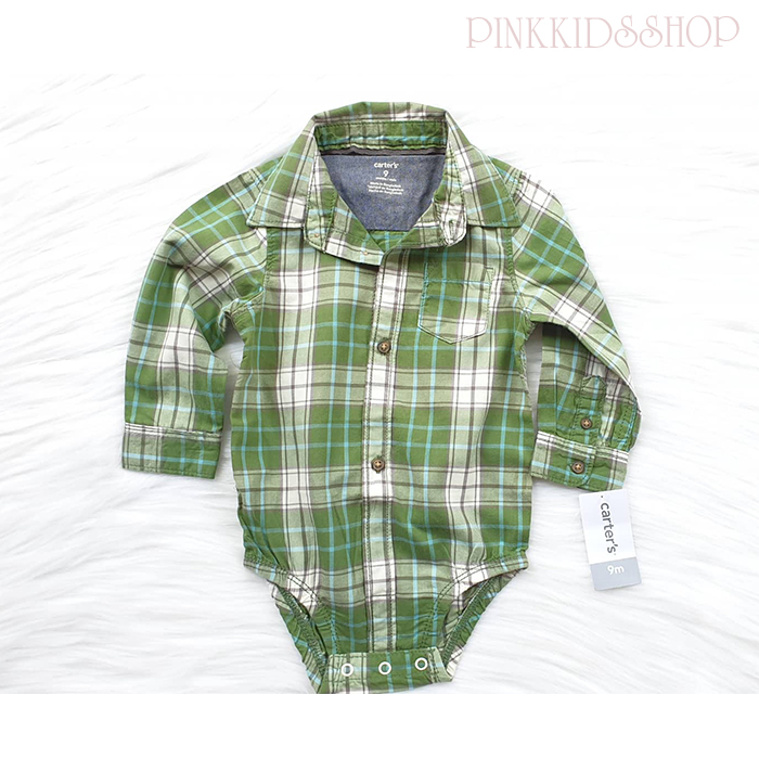 Bodysuit dài tay cho bé trai 9m 18m ca225g571