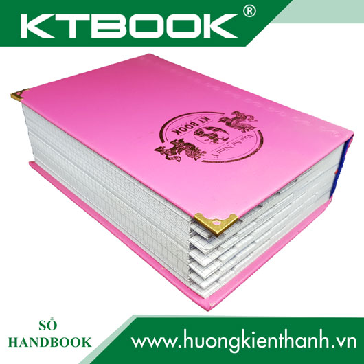 Sổ bìa da cao cấp handbook dài 1500 trang cắt góc