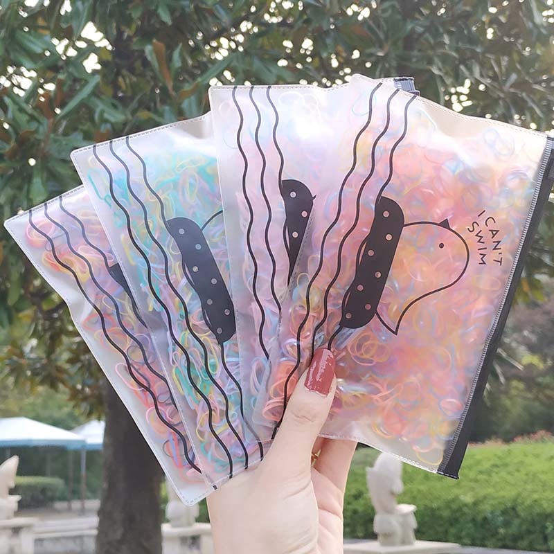 Set 1000 dây chun cột tóc cho bé gái