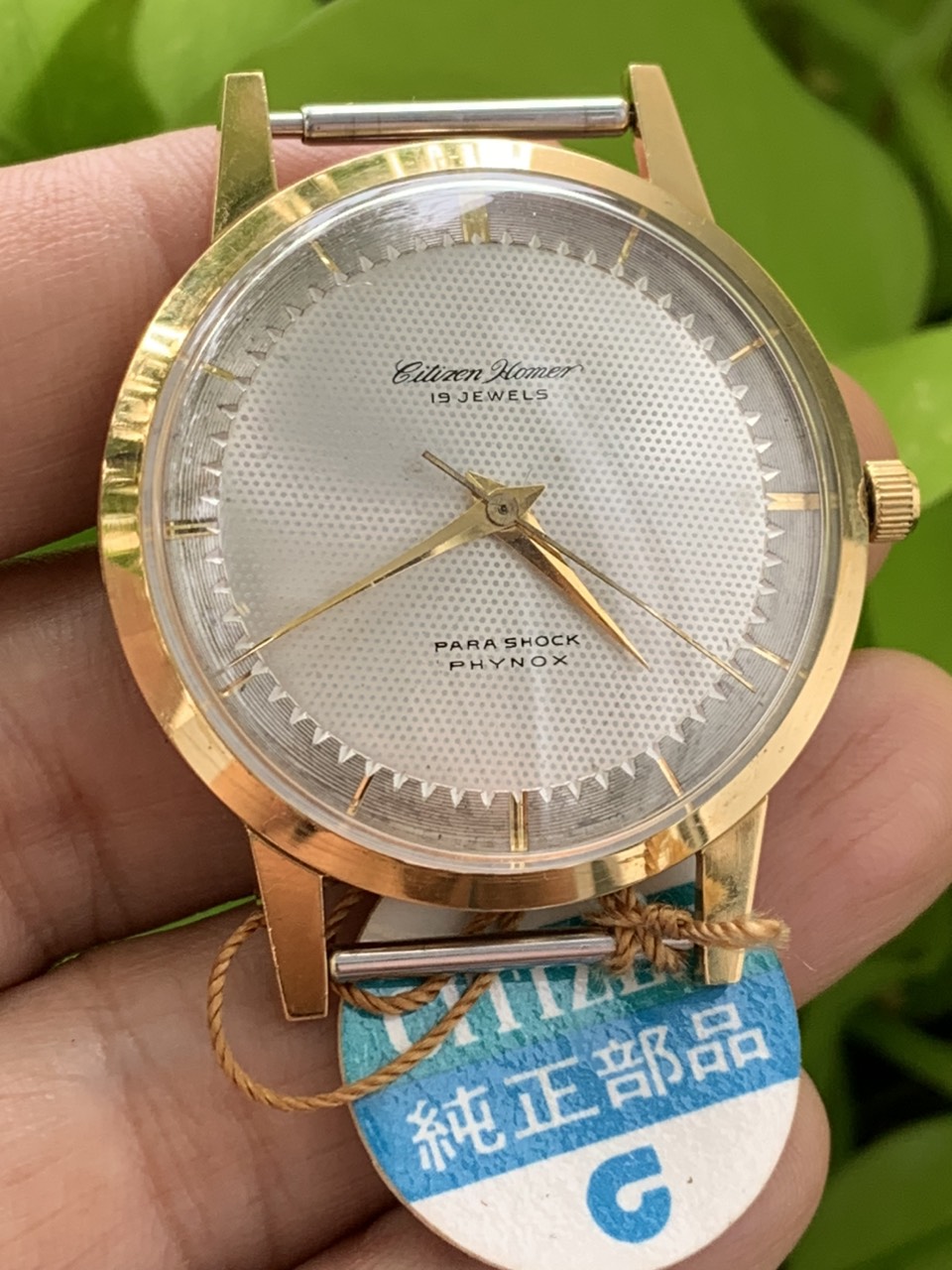 Đồng hồ nam Citizen Homer Cơ cót 19 jewels của Nhật