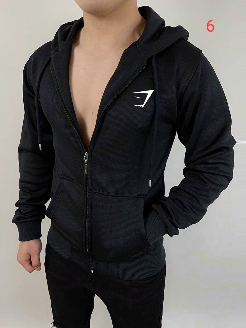 Áo Khoác Gym Thun D.a Cá Thoáng Khí Có Nón Chống Nắng Thời Trang - 2
