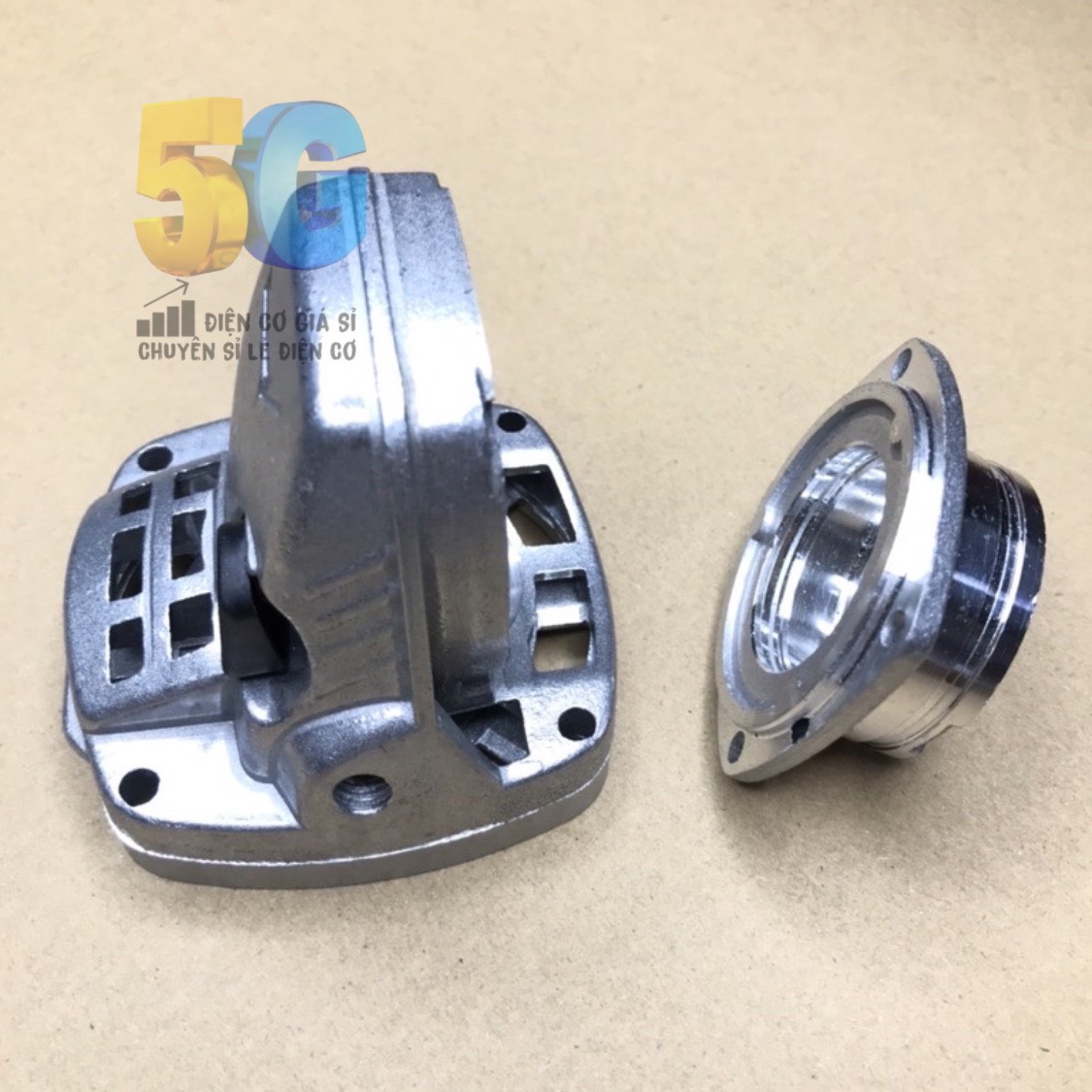 Bộ đầu nhôm 3 chi tiết máy mài makita 9553nb - 9556hn | bưởng nhôm máy mài makita 9553 - 9556 loại tốt