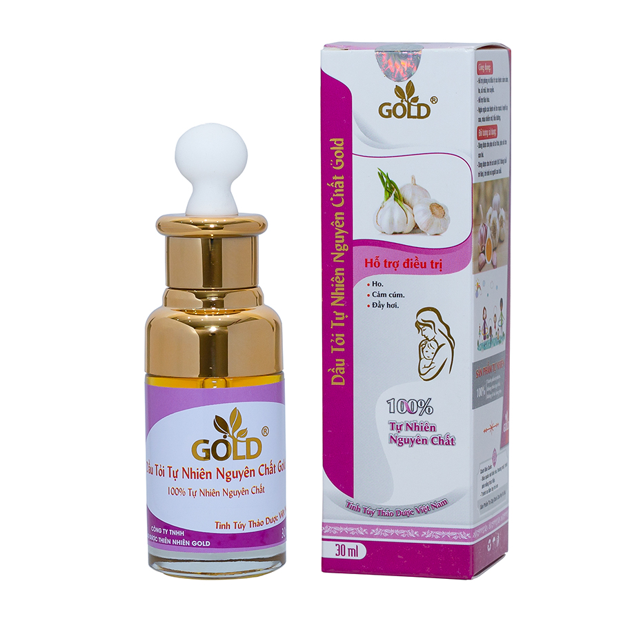 Dầu Tỏi Tự Nhiên Nguyên Chất Gold 30 ml
