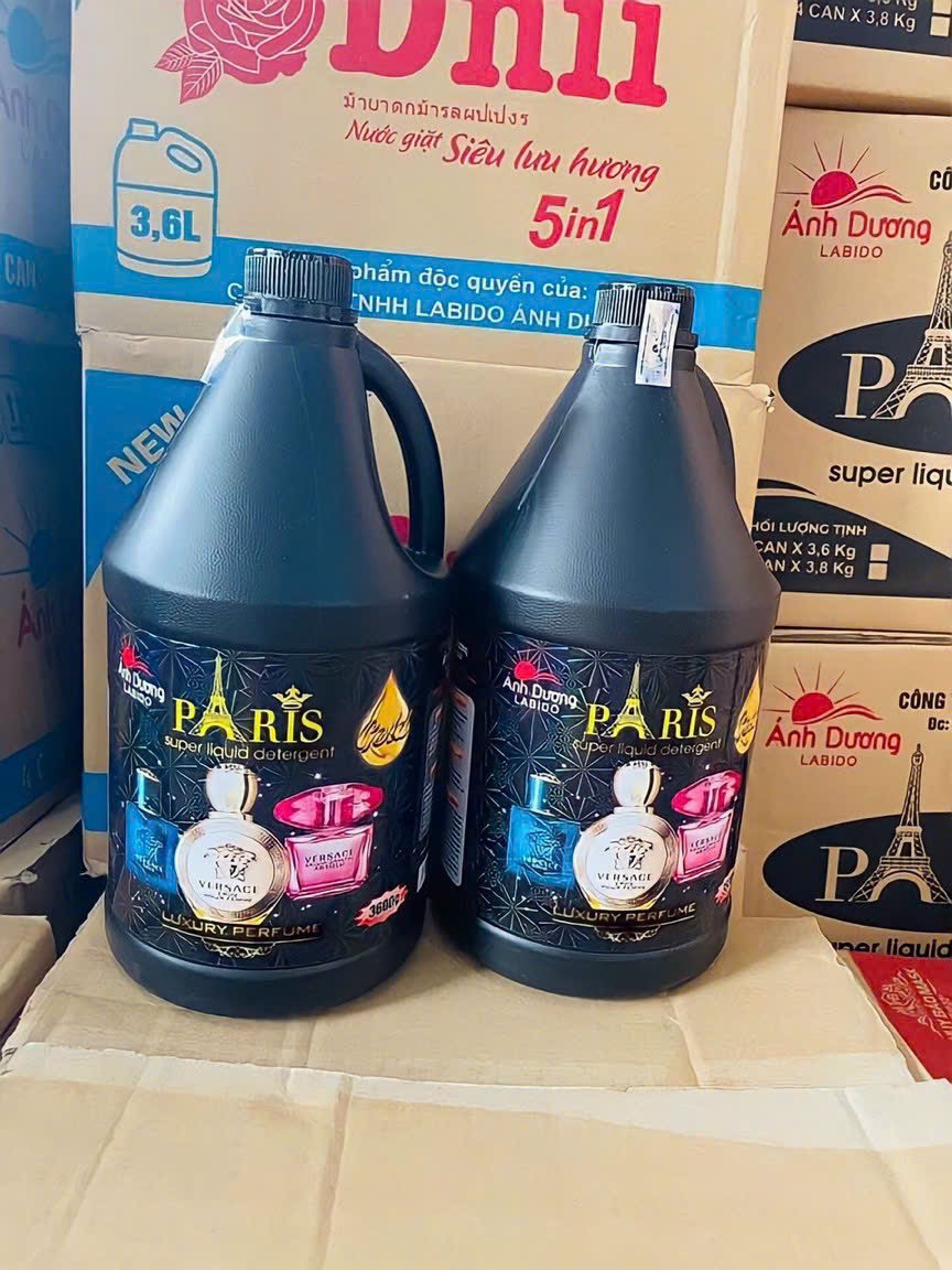 1 CAN NƯỚC GIẶT PARIS 3.6L CHÍNH HÃNG LABIDO ÁNH DƯƠNG