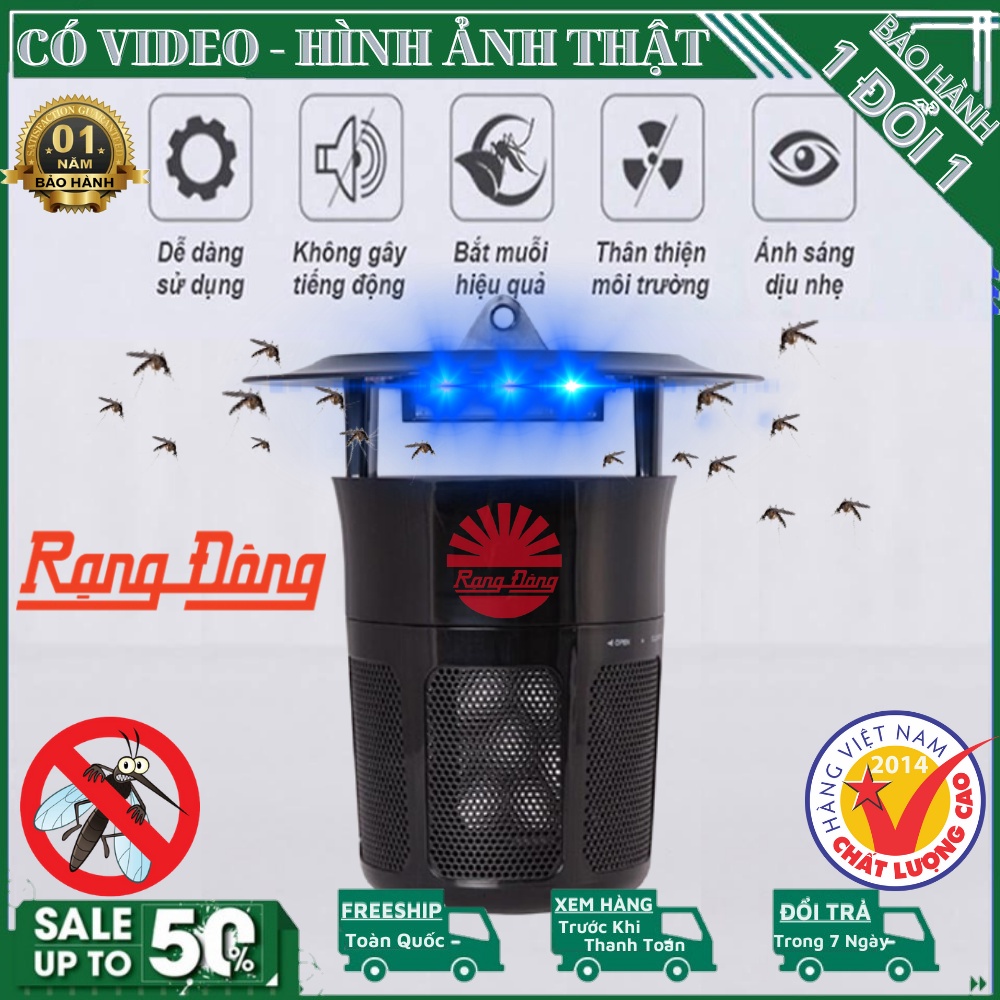 Máy bắt muỗi led uv mosclean hàn quốc, rạng đông việt nam bảo hành 1 năm