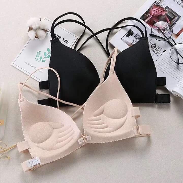 Áo bra đúc su bàn tay cài trước
