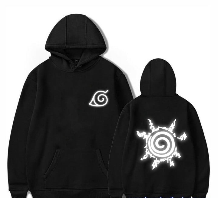 Áo naruto phản quang , áo hoodie naruto in theo yêu cầu gía rẻ