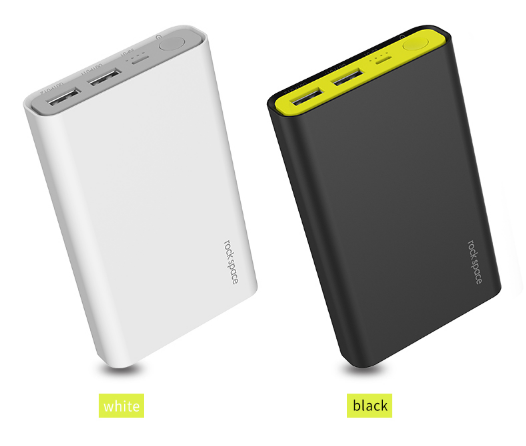Pin sạc dự phòng Rock P16 Power Bank dung lượng 10000mAh (RMP0334) sạc nhanh 2.4A