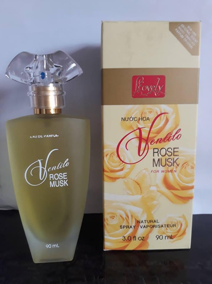 Nước hoa ventilo rose musk việt nam 90ml
