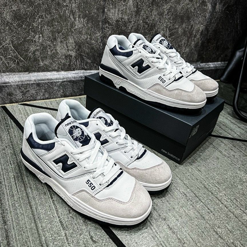 Giày sneaker n.e.w ba.l.ance 550 – white navy