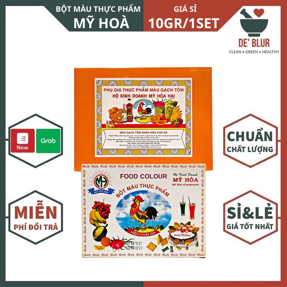 [GIÁ SỈ] Phụ Gia Thực Phẩm / Bột Màu Thực Phẩm Mỹ Hoà Loại Ống & Loại Gói ( ≈ 1GR ) Đảm Bảo Chất Lượng / Tuyệt Đối An Toàn [ Sỉ ]