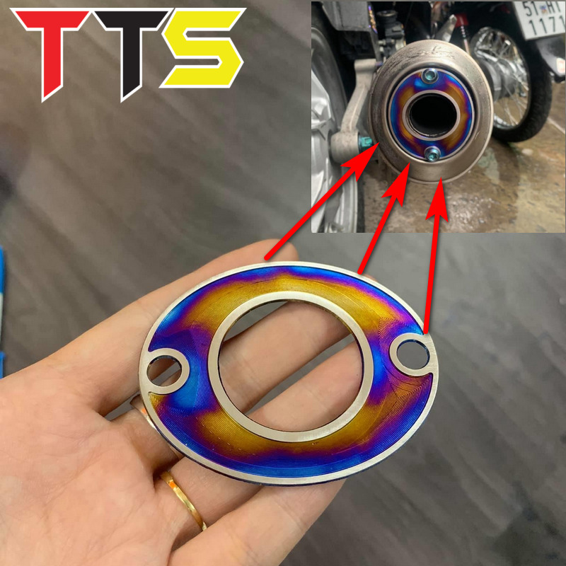 ( PÔ 4 Road ) ỐP TITAN CHO ĐÍCH BÔ 4 Road MÀU KHÒ TITAN LÊN MÀU TỰ NHIÊN