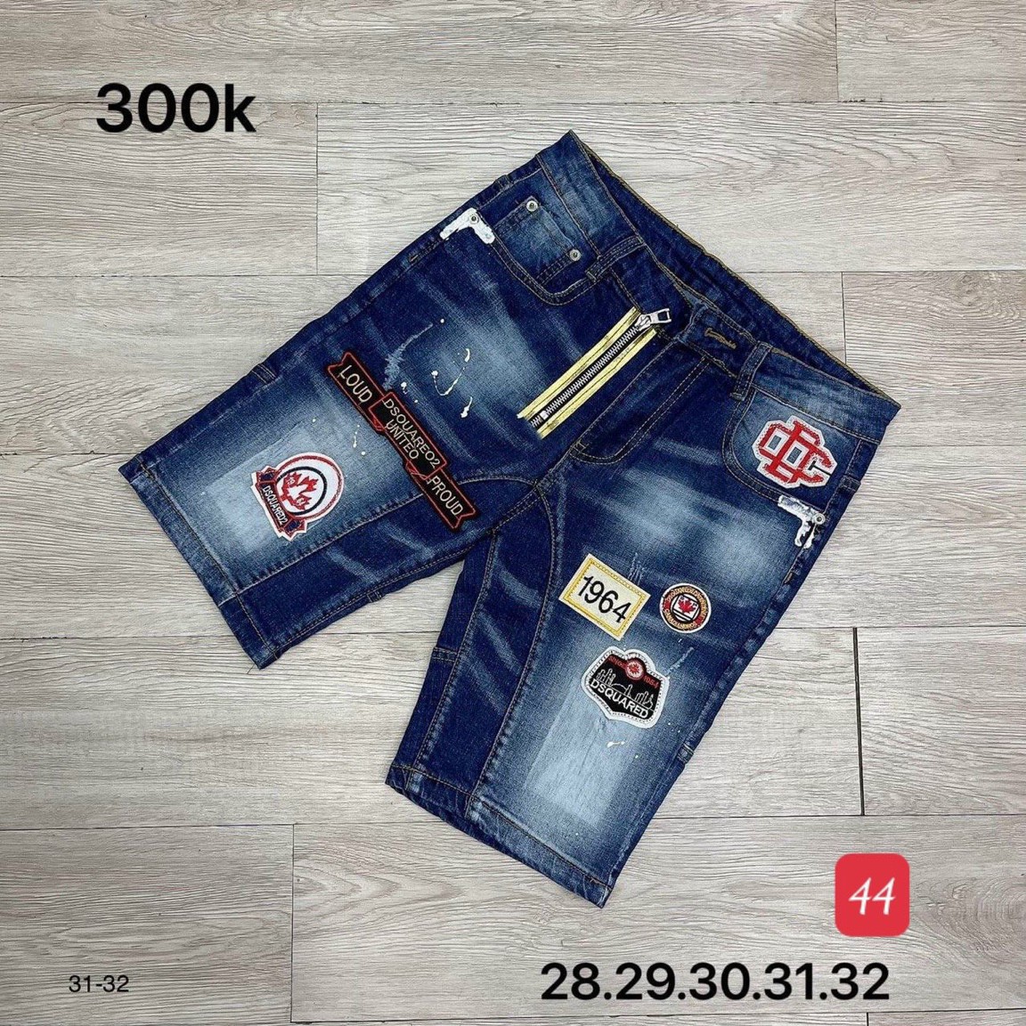 Quần bò jean nam xanh cao cấp -Quần short jean nam hàn quốc-Chất liệu denim co giãn tốt ,phom quần chuẩn shop,không bay màu ( Full team mác )  HOANGKIMFASHION V44