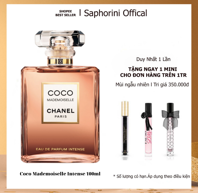 Nước Hoa Nữ Chanel Coco Mademoiselle EDP 100ml chính hãng lưu hương 12h