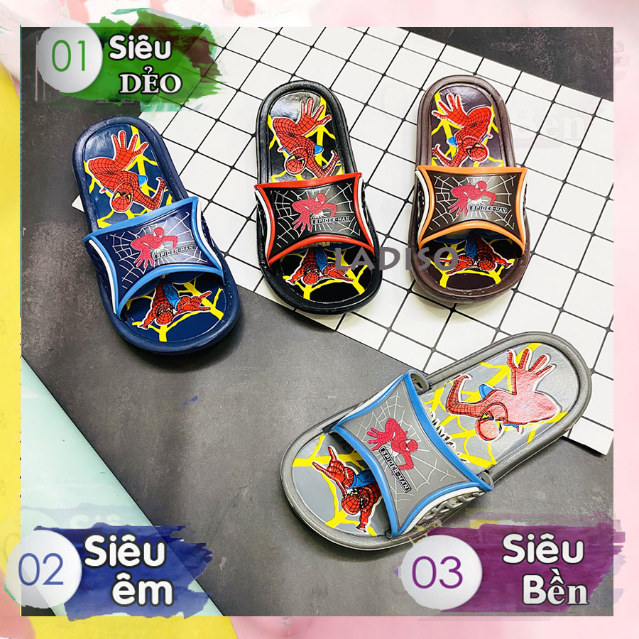 Dép quai ngang siêu nhân ladiso cho bé trai tt304