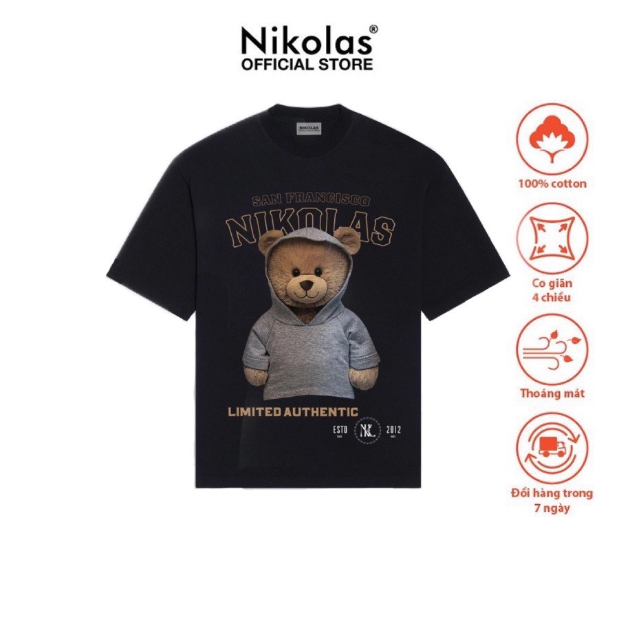Áo thun trẻ em unisex nikolas san francisco teddy - 2022 gn