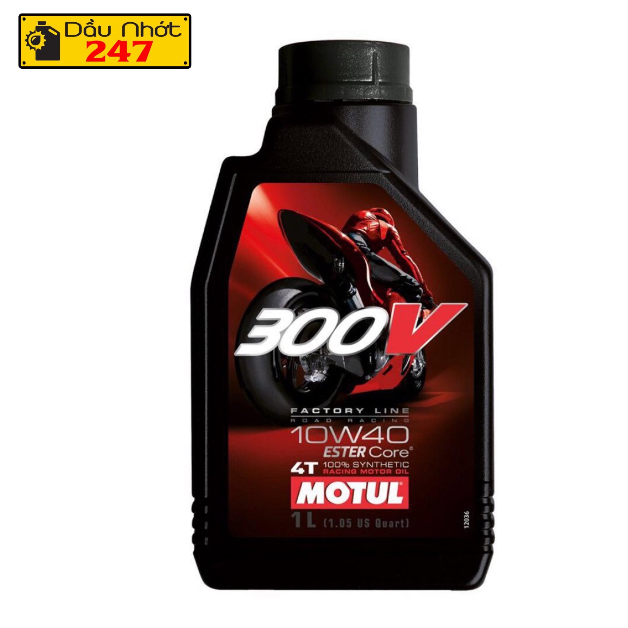 Dầu nhớt Motul 300v 4T 10w40 (Tem 1 lớp)