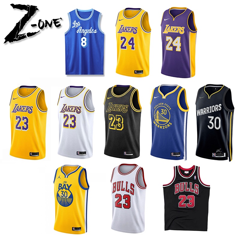 MY Ready Stock] Lebron James #23 Los Angeles LA Lakers Black/Gold Edition  Lakers NBA Basketball Jersey Singlet Jersi