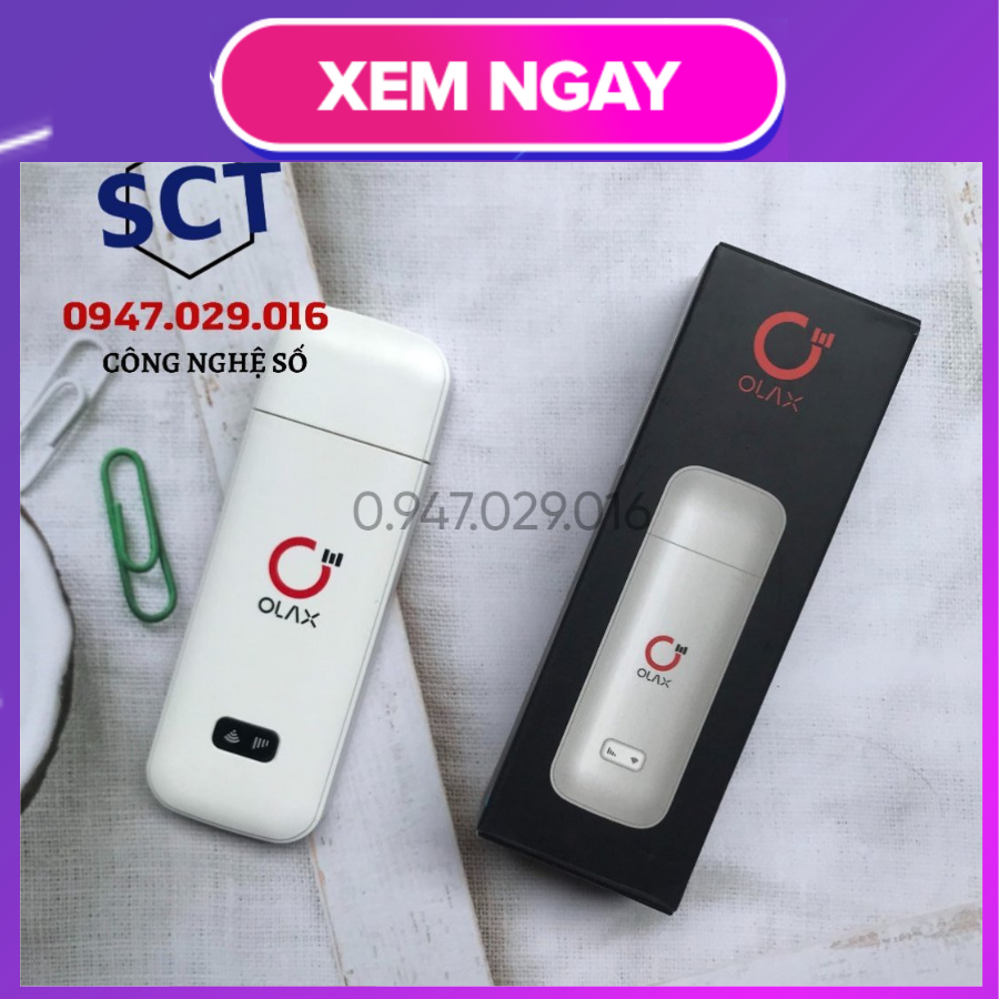 Usb Phát Wifi 4G Olax U80 150Mbps - Tốc Độ 150Mb, Chia Sẻ Cho 10 Thiết Bị Kết Nối Cùng Lúc , Đổi Địa chỉ IP - Bảo hành 1 đổi 1 trong 3 tháng