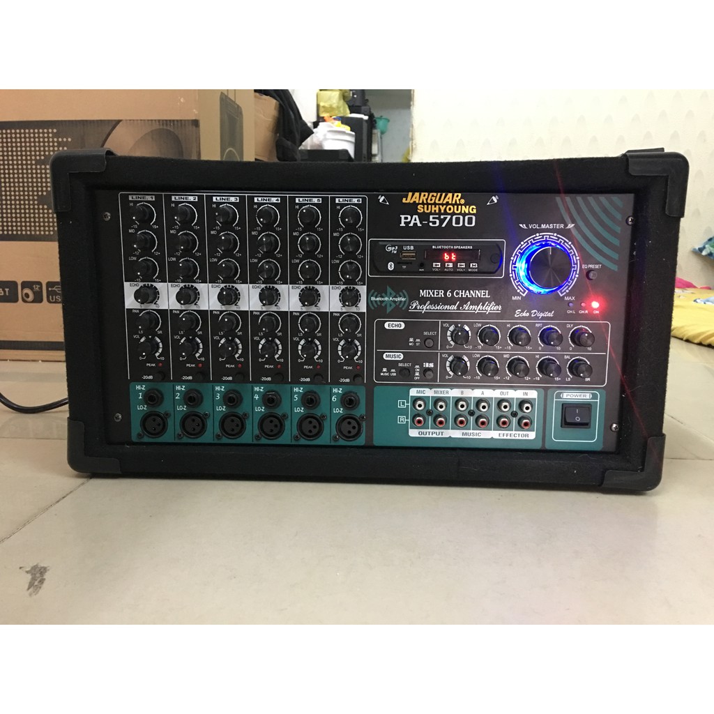 AMPLY JARGUAR 20 SÒ CÔNG SUẤT LỚN CÓ EQ CHỈNH NHẠC, 6 LỖ MICRO
