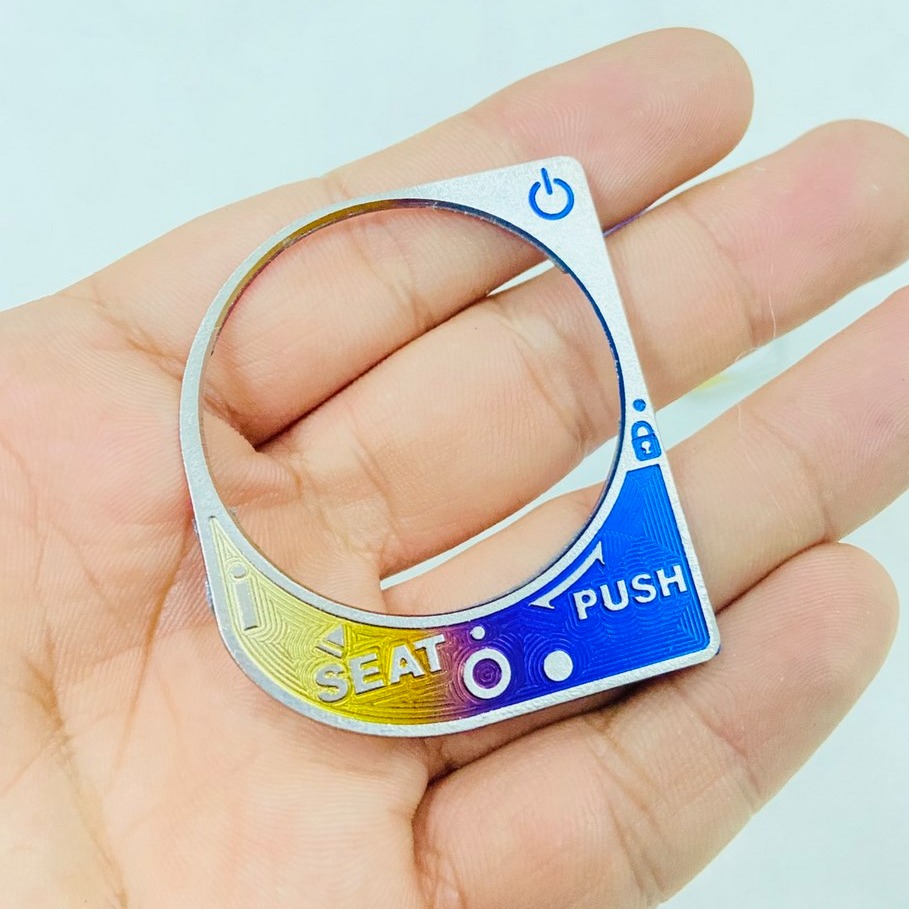 [HCM]Tem titan dán Ổ KHÓA xe honda SH 125 SH 150 ổ khóa Smartkey ( có sẳn keo 3mm trên tem )