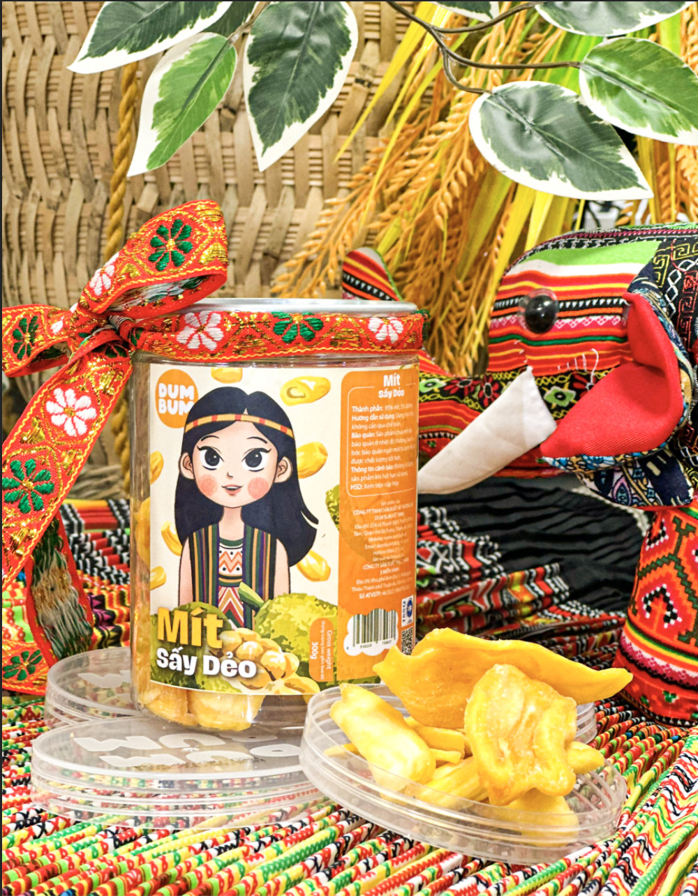 Mít Sấy Dẻo DumBum 300g hàng cao cấp, xuất khẩu