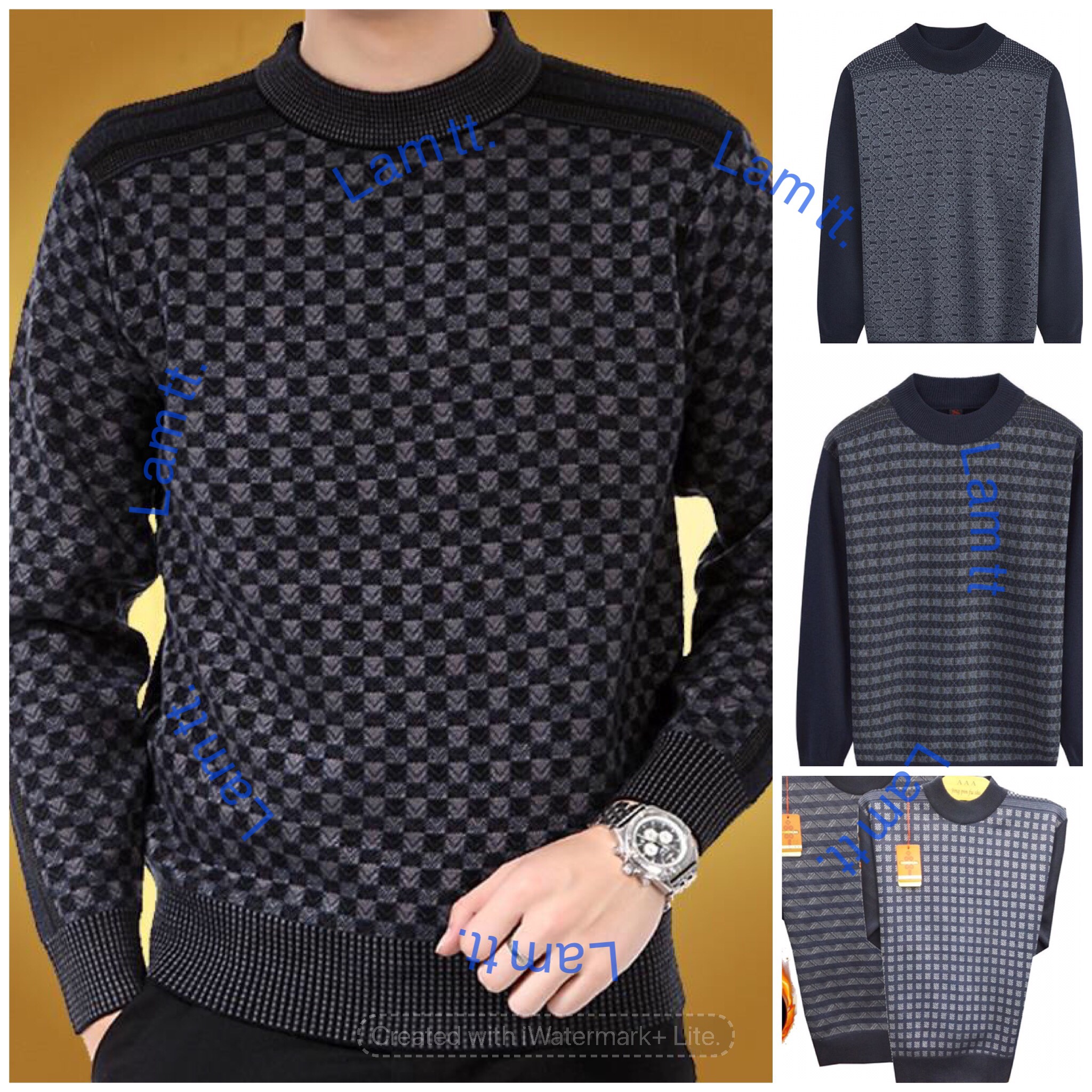 ÁO LEN NAM TRUNG NIÊN HÀNG QUẢNG CHÂU DÀY DẶN