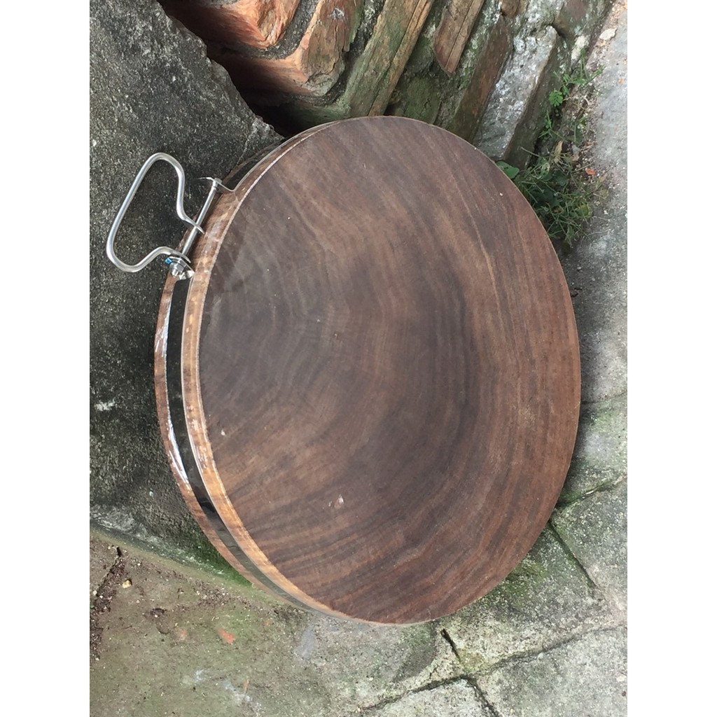 Thớt gỗ nghiến tây bắc đường kính 39 dày 5cm