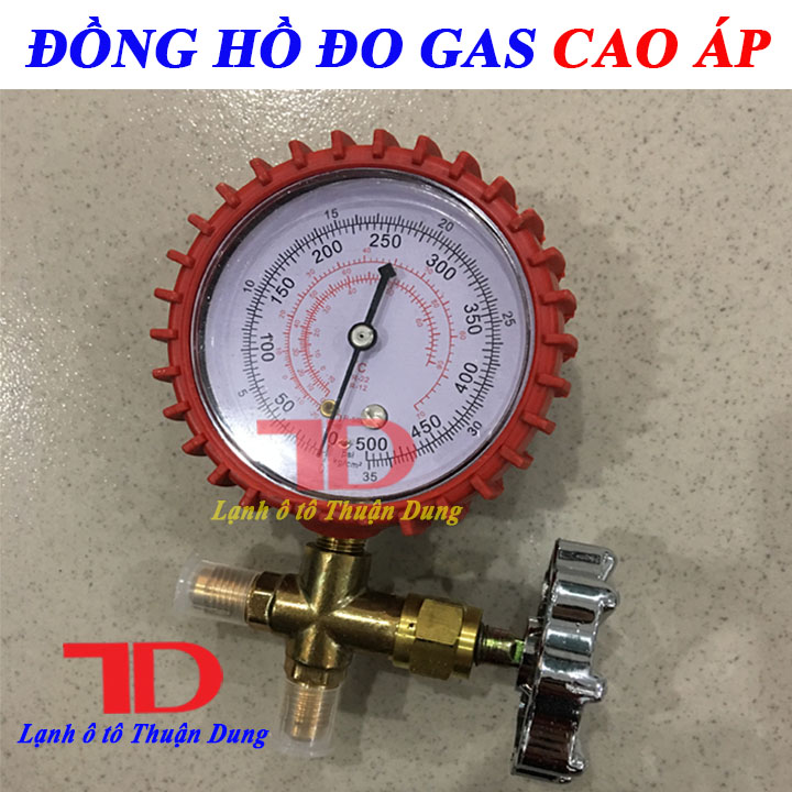 Đồng Hồ Đo Gas Đơn Cao Áp - Vật Tư Điện Lạnh Ô Tô Thuận Dung