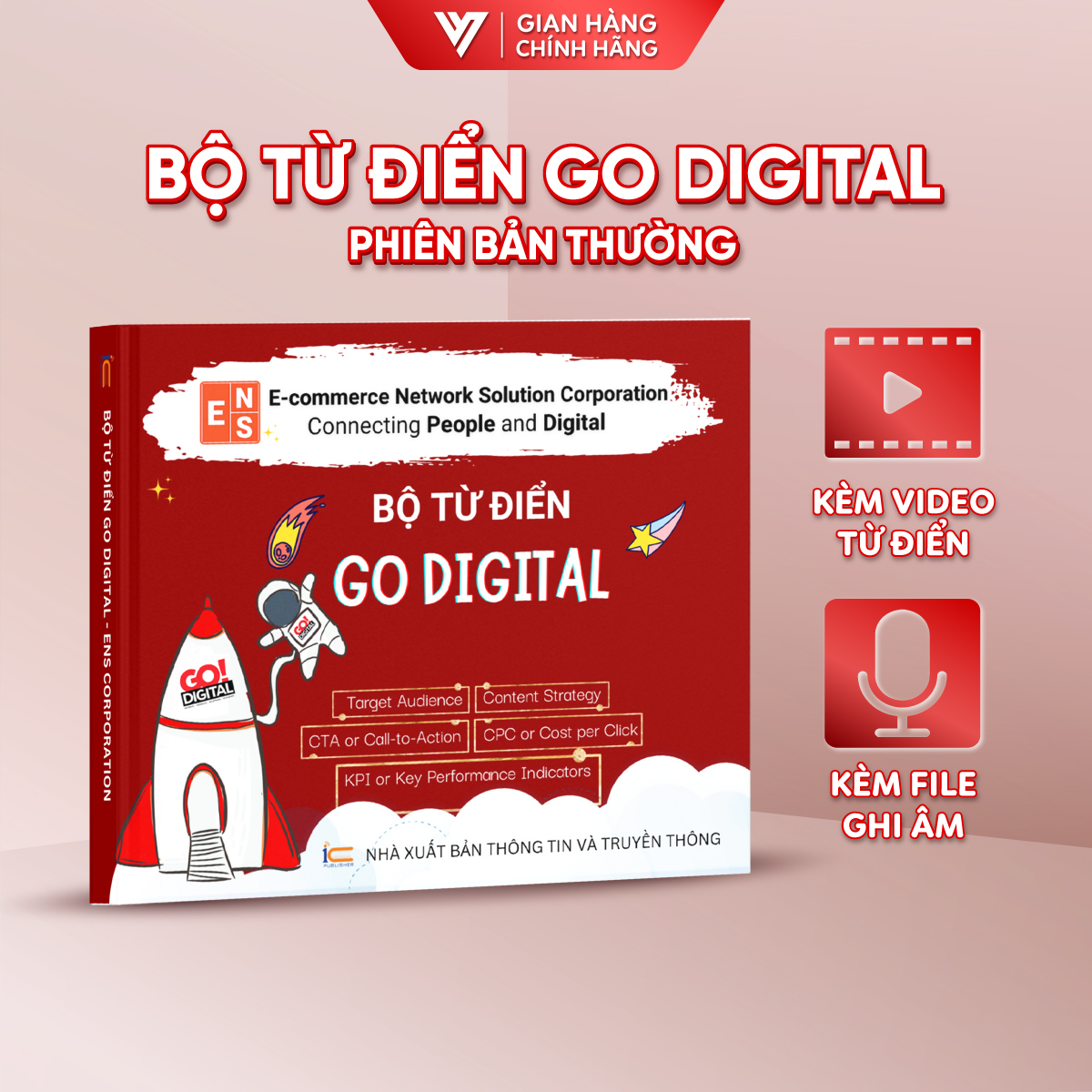 [PHIÊN BẢN THƯỜNG] Bộ Từ Điển Go Digital Song Ngữ ĐÀO TẠO TIN HỌC Kèm Bản Đọc Ghi Âm Và File Video Từ Điển Giá 117,000 Đồng*Miễn phí vận chuyển