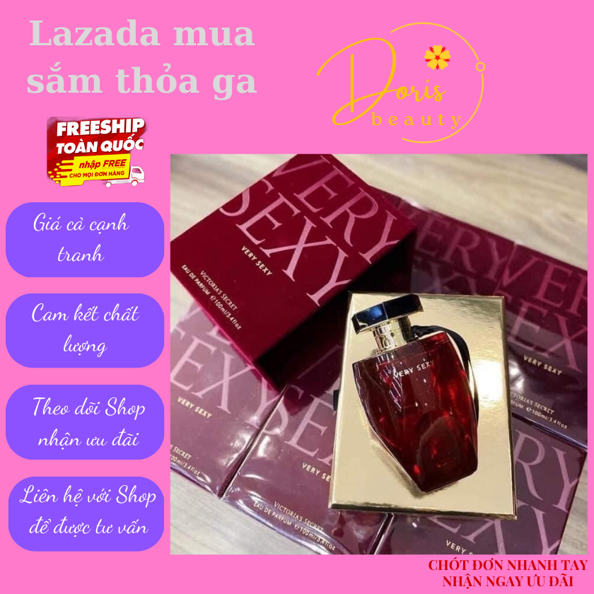 Fullbox nước hoa nữ Victoria’s Secret Very Sexy EDP 100ml