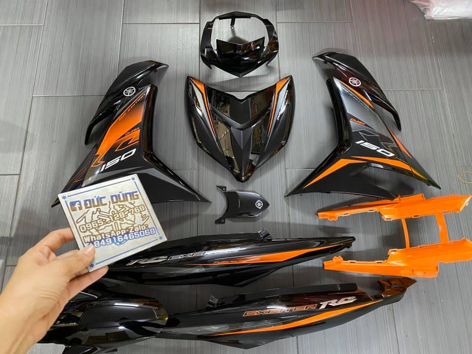 Dàn áo ex 150 đen cam
