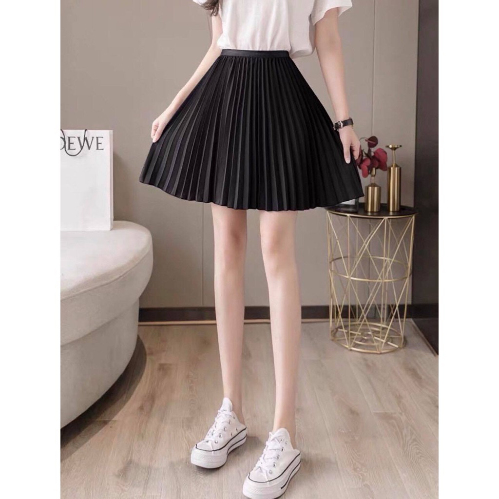 Chân váy dập ly nhí cực trẻ trung, sành điệu
