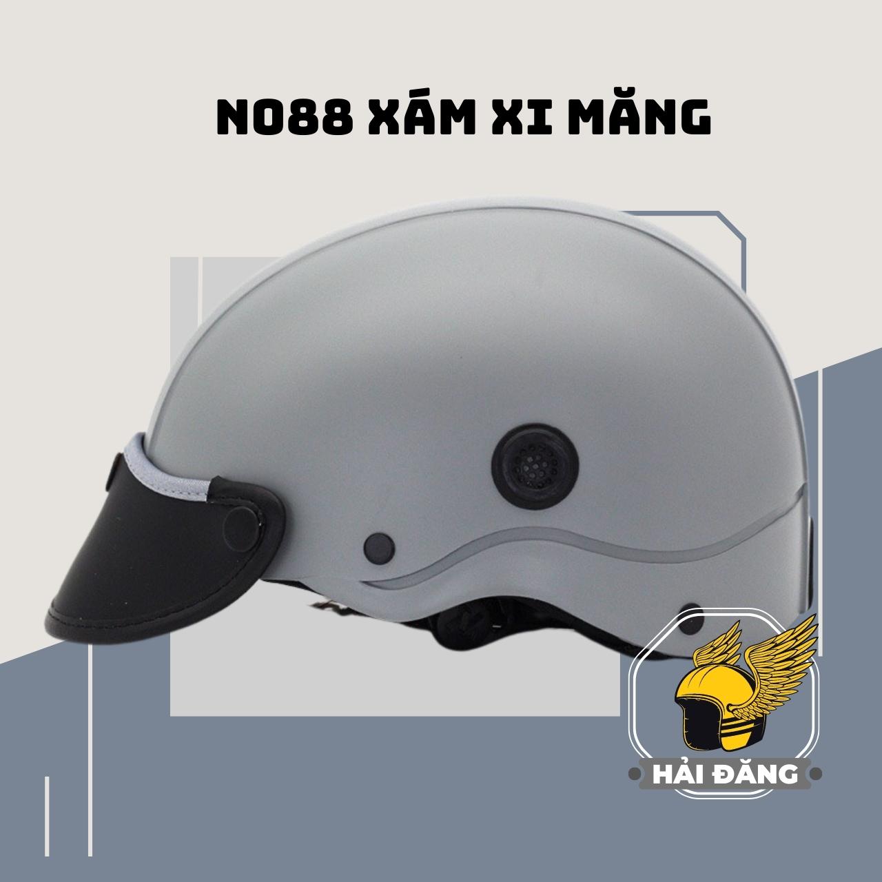Mũ Bảo Hiểm 1/2 Đầu Napoli N088 Free Size 54-57Cm - Bảo Hành 12 Tháng