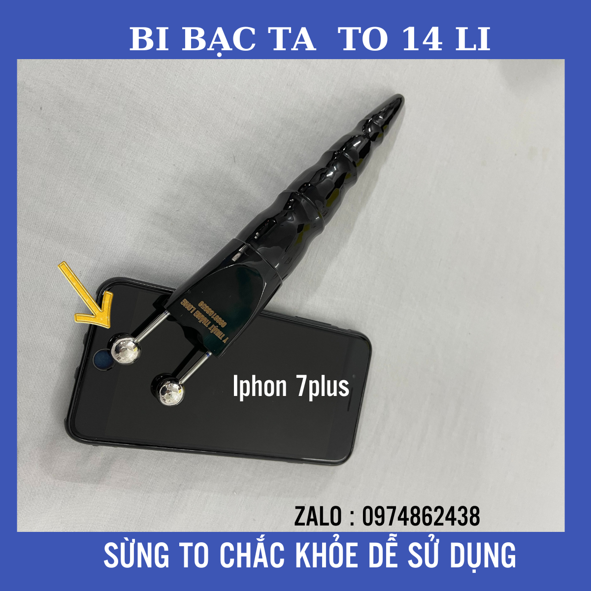 Bọ cạp sừng bọc bạc 14 li đánh gió giải độc - dụng cụ diện chẩn