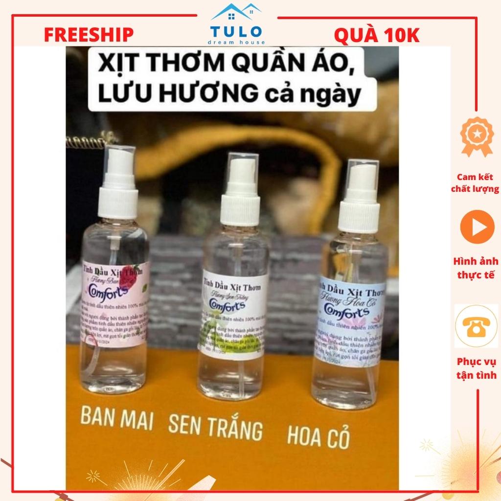 Tinh dầu xịt thơm quần áo hương Comfor lưu hương cả ngày