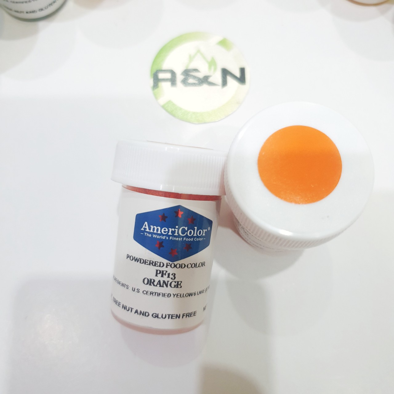 Màu bột thực phẩm Americolor Orange - 3gram
