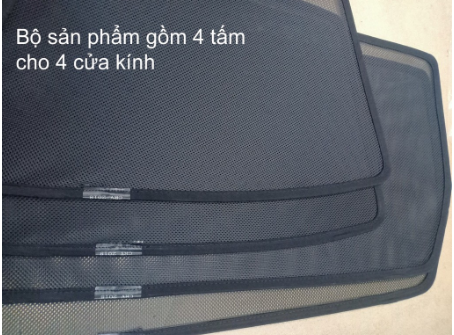 Rèm Che Nắng Nam Châm Xe Toyota Cross 2020- Bộ 4 Tấm, Khung Rèm Tích Hợp Sẵn Nam Châm, Vừa Zin Cho Xe, Tháo Lắp Đơn Giản Che Nắng Hiệu Quả