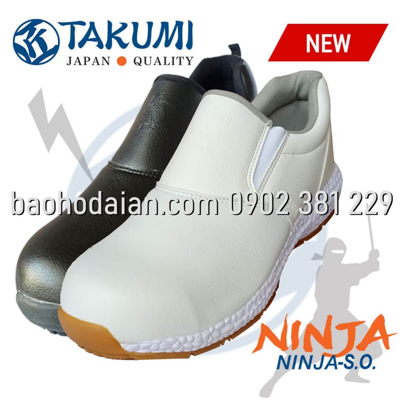Giày bảo hộ xỏ Chống Tĩnh Điện Takumi Ninja-S.O siêu nhẹ